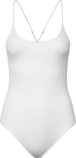 Weekday Open Back Swimsuit   White   L