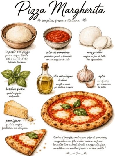Plakat   Pizza Margherita