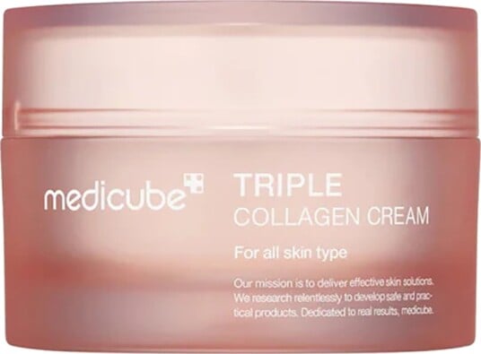 Medicube Triple Collagen Krem 50 ml - Fuktighetsgivende Ansiktskrem med Kollagen Medicube Triple Collagen Krem 50 ml - Fuktighetsgivende Ansiktskrem med Kollagen