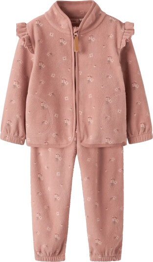 Lil"Atelier Nmflaspektra Fleece Set Aop Lil Pink 116