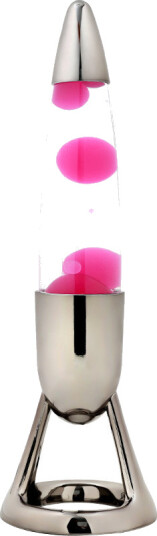 iTotal Missile LED lavalampe Fargeskiftende lys 36,5 cm Rosa