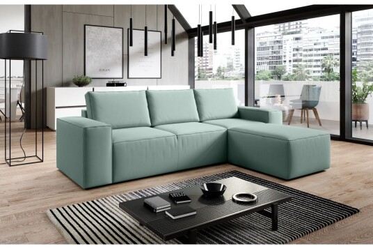 Kamli Sovesofa m. Divan med Oppbevaring Lyserosa