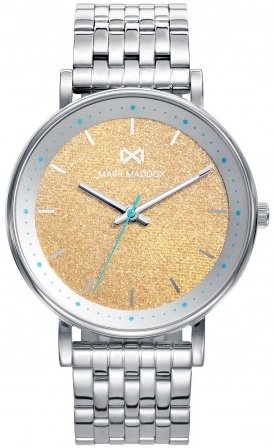 Mark Maddox Dameklokke MM0104 76 Classic Stål Ø38 mm