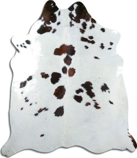 Kuskinn Brun/hvit 1535 Størrelse: 210 x 180 cm