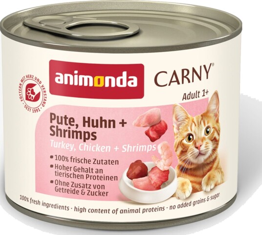 Animonda Carny Våtfôr Adult Og Reker Kylling Kalkun 6 X 200 G