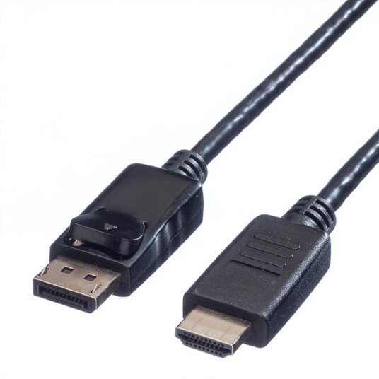 VALUE DisplayPort Cable, DP - HDTV, M/M, 1m VALUE DisplayPort Cable, DP - HDTV, M/M, 1m