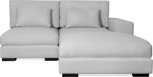 Dubai divansofa høyre ekstra dyp Lysegrå Dubai divansofa høyre ekstra dyp Lysegrå