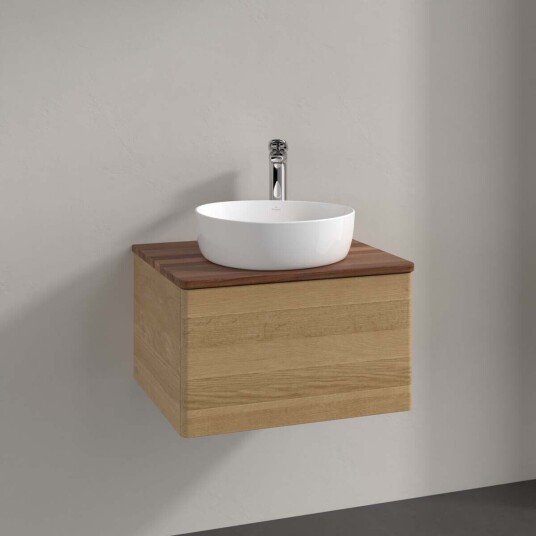 Villeroy & Boch  Antao Servantskap med 1 skuff 60x50x36 cm u/lys Eik/Valnøtt