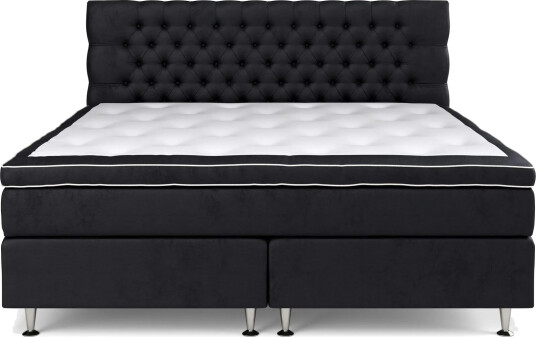 Celine Sengepakke 210x210 cm Svart/Fløyel