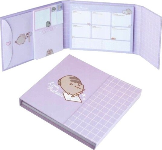 Pusheen Ukesplanlegger Med Selvklebende Lapper (Moments) 19,3 X 16,5 Cm Pusheen Ukesplanlegger Med Selvklebende Lapper (Moments) 19,3 X 16,5 Cm