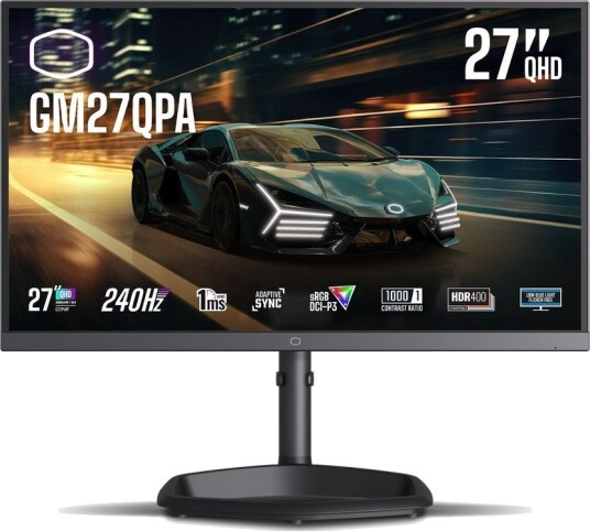 Cooler Master GM27QPA 27" QHD 240Hz Sort Cooler Master GM27QPA 27" QHD 240Hz Sort