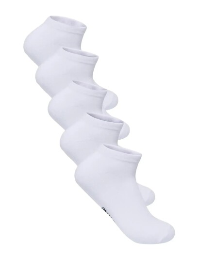 ONLY & SONS Onsbasic Sneaker Sock 5 Pack Noos   White   43 46