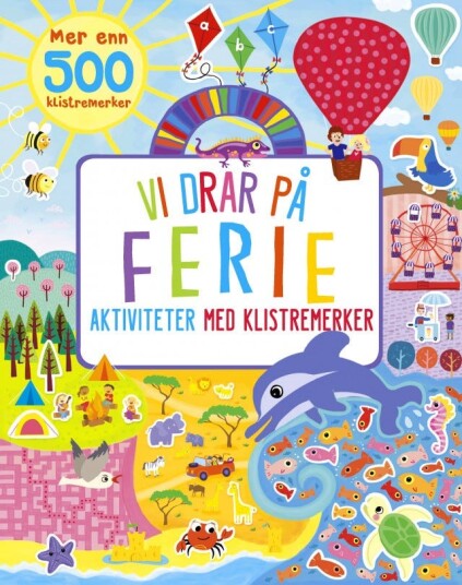 Vi drar på ferie aktiviteter med klistremerker