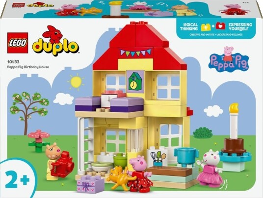 LEGO DUPLO Peppa Pig - Bursdagshuset til Peppa Gris 10433 LEGO DUPLO Peppa Pig - Bursdagshuset til Peppa Gris 10433
