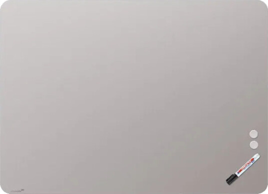 Legamaster Glasboard Matte 90 X 120 Cm Runde Ecken Warm Grey Oberfläche, Grå, 1200 Mm, 900 Mm, 4 Mm, 14,1 Kg, 1295 Mm