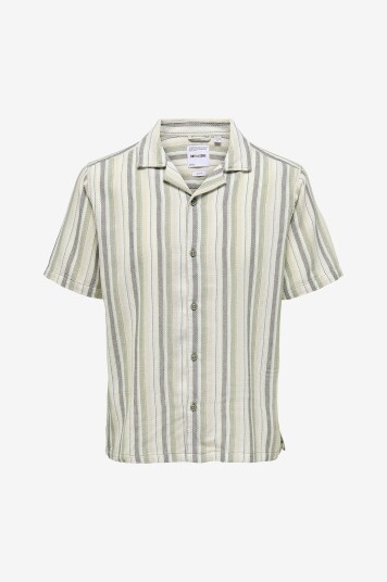 Only & Sons Skjorte onsTrev Life Reg Stripe SS Shirt