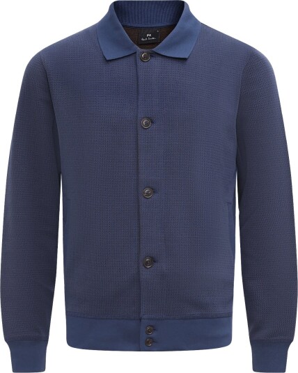 PS Paul Smith Mens Casual Fit Cardigan 46_INDIGO S