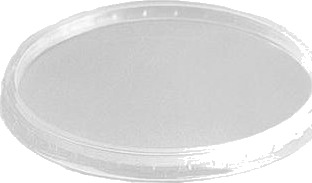 Plastlåg Ø101 Mm Rund Pp Klar Til Salatbæger 36109/110/111/112,10 Pk X 100 Stk/Krt