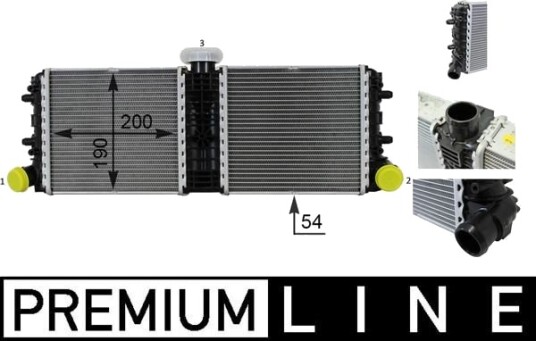 MAHLE CR 77 000P Radiator motorkjøling