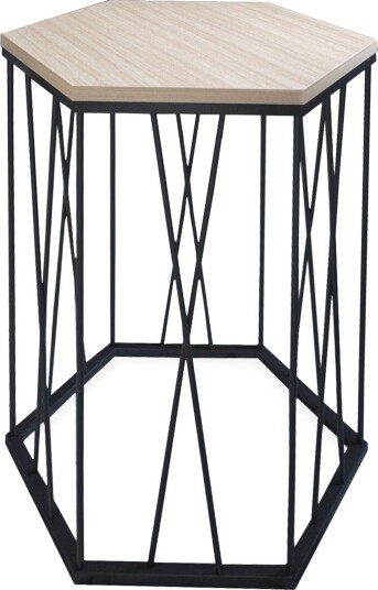 Falan Sidebord 40 cm Sekskant - Grå