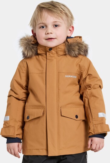 Didriksons Kids' Bjärven Parka 4 Almond Tree 120 Didriksons Kids' Bjärven Parka 4 Almond Tree 120
