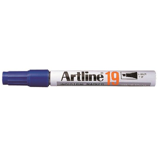 Artline 19 Industri Permanent Merkepenn Blå