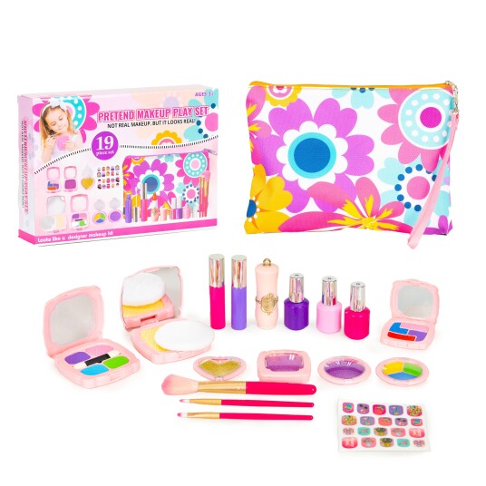 Barnesminkesett sminkepose Makeup Rosa Barnesminkesett sminkepose Makeup Rosa