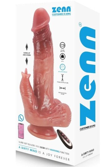 Super Soft Realistic Warming Function Dick 22 cm Super Soft Realistic Warming Function Dick 22 cm