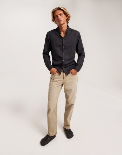 Only & Sons Onsedge Loose W. Beige 7233 Dnm Jea Straight leg jeans Beige