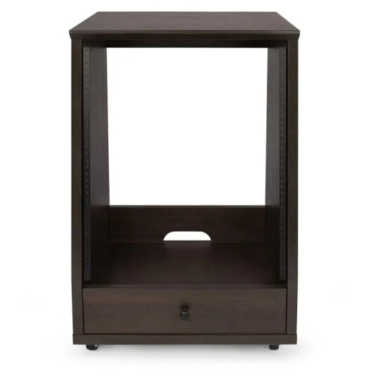 Gator Frameworks Gfw-Elitestudiork12-Brn Elite Led Angled Studio Rack - 12u Brn