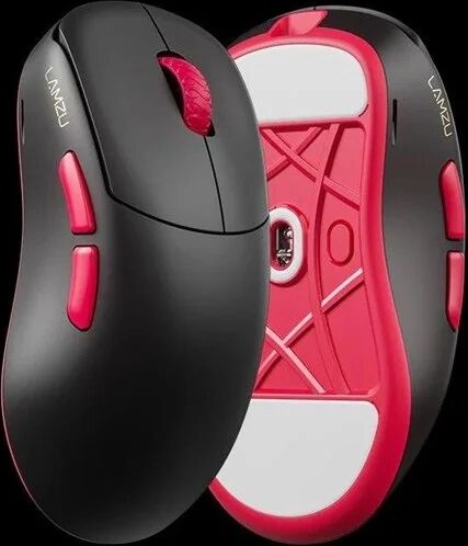Lamzu Thorn V2 Gaming Mus Black/Red