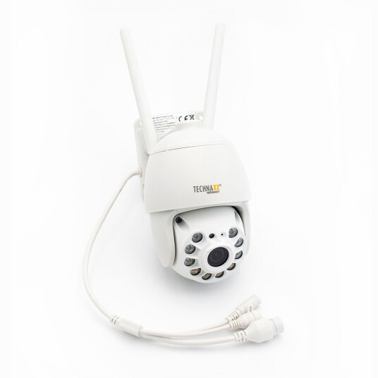 Technaxx 3MP WiFi PT Dome OvervÃ¥kningskamera med 2 veis lyd