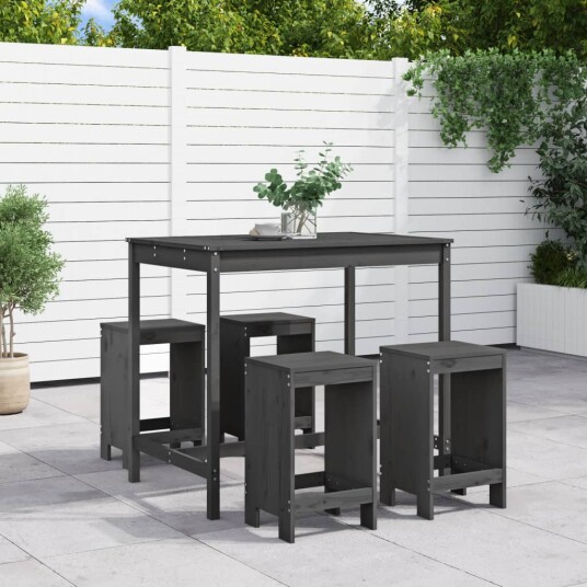  Hagebarsett 5 deler grå heltre furu 3157747
