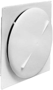 Habo 285 Tallerkenventil firkant plast 150 mm Ventilasjon Habo 285 Tallerkenventil firkant plast 150 mm Ventilasjon
