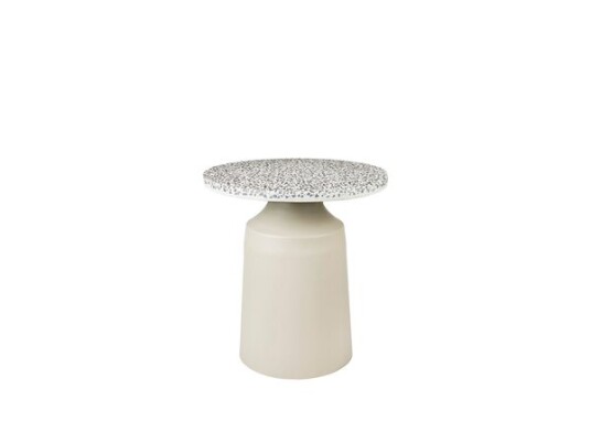 Broste Copenhagen Agari sidebord Ø45x45 cm Rainy day grey-black Broste Copenhagen Agari sidebord Ø45x45 cm Rainy day grey-black