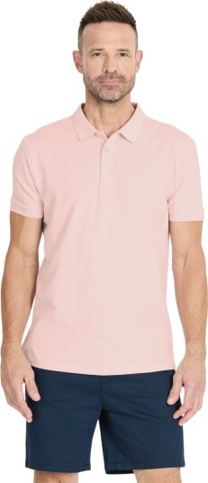 NOU Harrold v2 Polo T skjorte Herre Lyserosa L