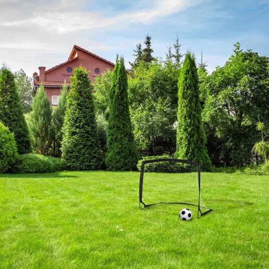 Pop up fotballmål med bag Pop up fotballmål med bag