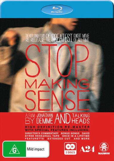 Stop Making Sense 1984 Bluray