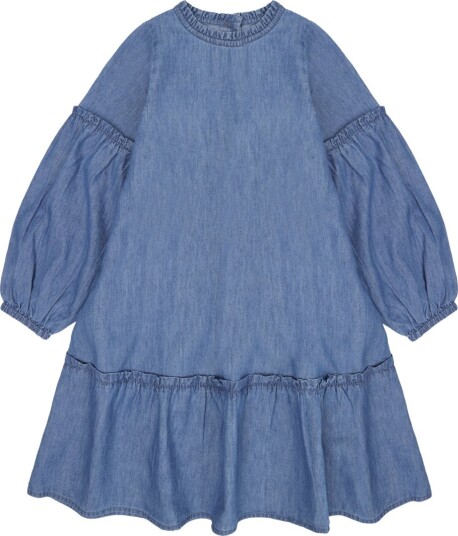 Minymo Kjole Falmet Denim Minymo 9 år (134) Kjole Blå