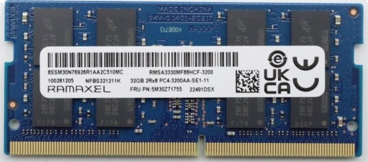 Lenovo Ramaxel DDR4 SO-DIMM 32GB 3200MHz 5M30Z71755