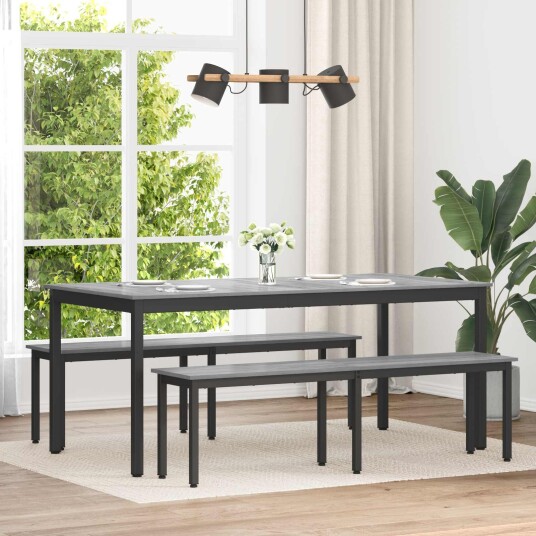 vidaXL benk GrÄ Sonoma 160 x 35 x 45 cm Konstruert tre vidaXL benk GrÄ Sonoma 160 x 35 x 45 cm Konstruert tre