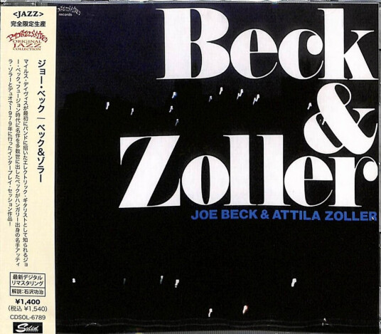 Joe Beck Beck & Zoller CD