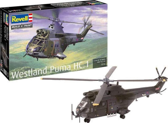Revell Westland Puma HC.1 Modellfly Byggesett 1:144