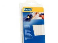 Rapid Glue stick pro-b Ø12mm - 250g/pk. D12x190mm hvit - universal sakte Rapid Glue stick pro-b Ø12mm - 250g/pk. D12x190mm hvit - universal sakte
