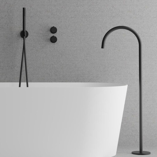 Scandtap Steel Harmonized Bliss 4 Badekarpakke Black Scandtap Steel Harmonized Bliss 4 Badekarpakke Black