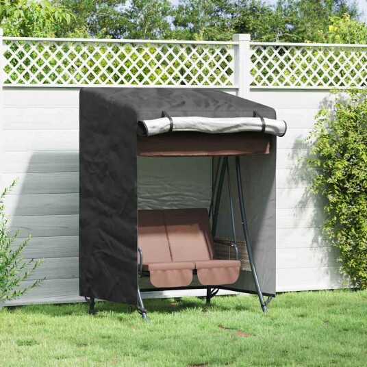  Trekk til utehuske Svart 120 x 90 x 155 cm 210D Oxford Stoff