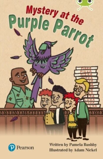 Bug Club Independent Fiction Year Two Lime Plus B Mystery At The Purple Parrot Av Pamela Rushby