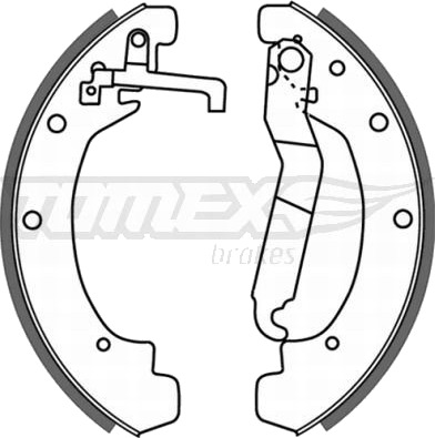 Bremsesko sett TOMEX brakes TX 21-12