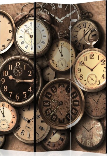 Romdeler - Old Clocks 135x172 - Artgeist sp. z o. o.