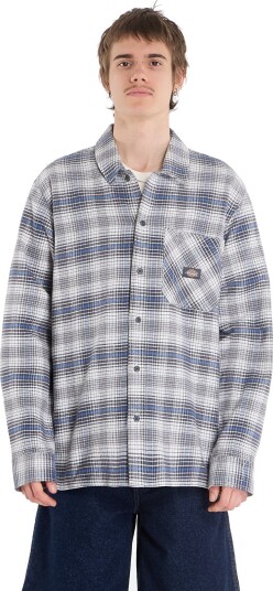 Dickies Men"s Forest Check Shirt Charcoal S Dickies Men"s Forest Check Shirt Charcoal S